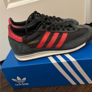 Adidas SL 72 Gray and Red Lifestyle Shoe
